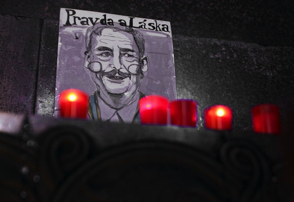 václav Havel zemřel - Václavské náměstí