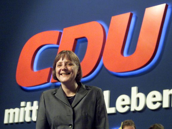 Angela Merkelová v začátcích své politické kariéry.