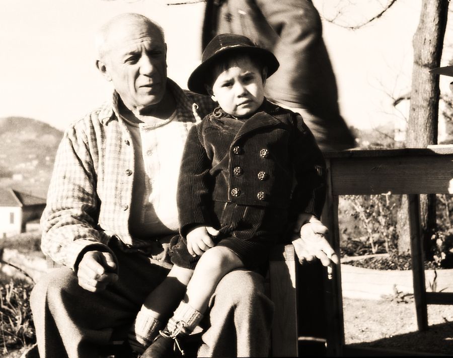 Pablo Picasso se synem Claudem