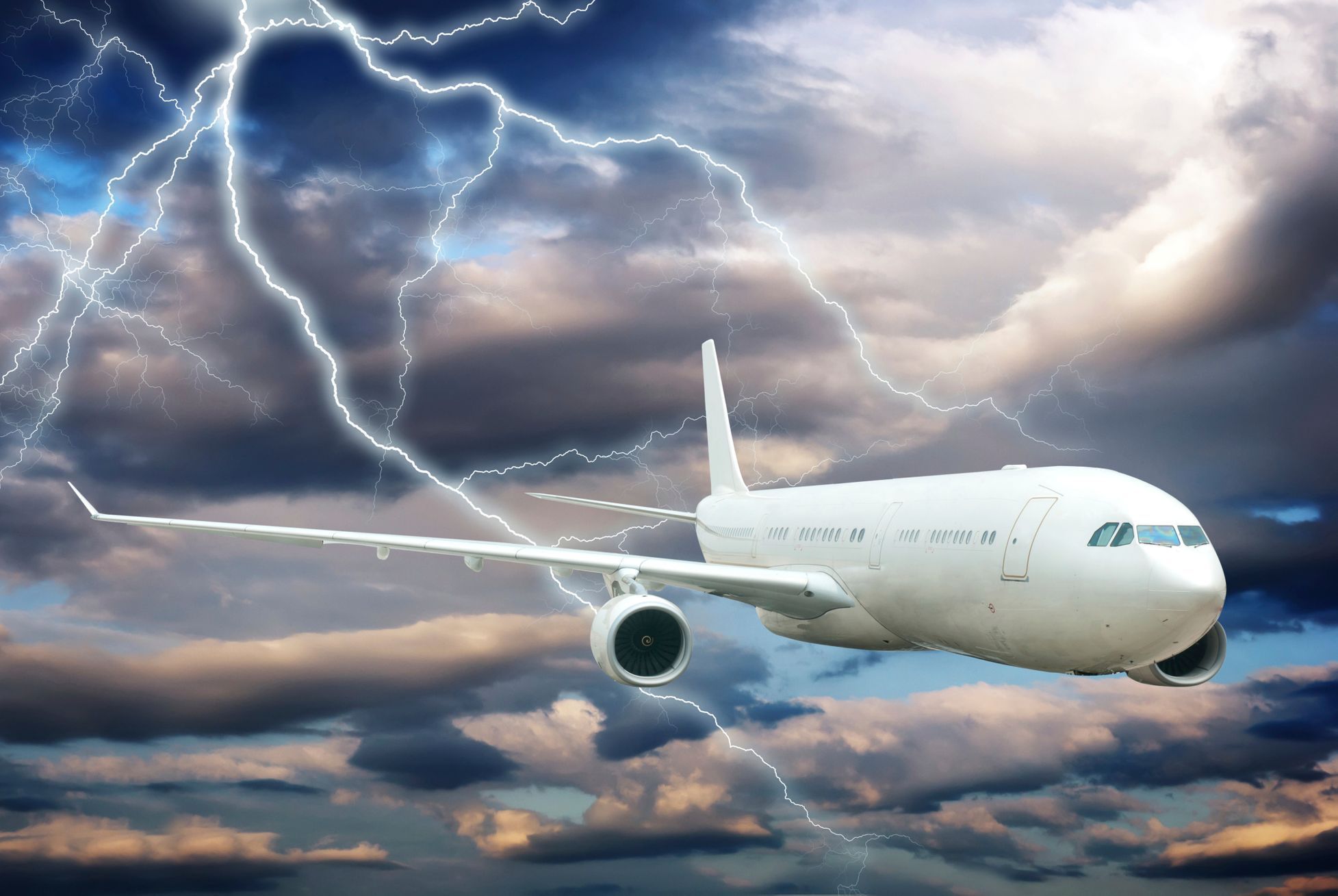 Letadlo - bouřka - nebezpečí