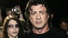 Herec Sylvester Stallone na australské premiéře dalšího pokračování filmu o boxerovi Rockym.