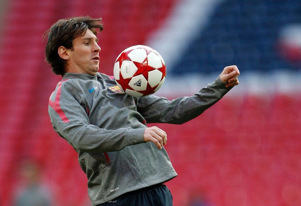 Finále Ligy mistrů, Wembley (Lionel Messi)