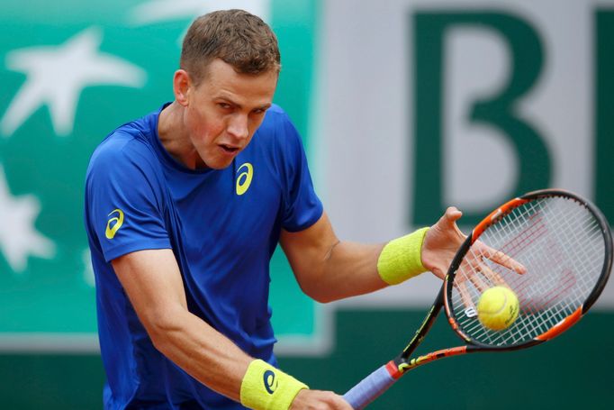 Vasek Pospisil v prvním kole French Open 2016