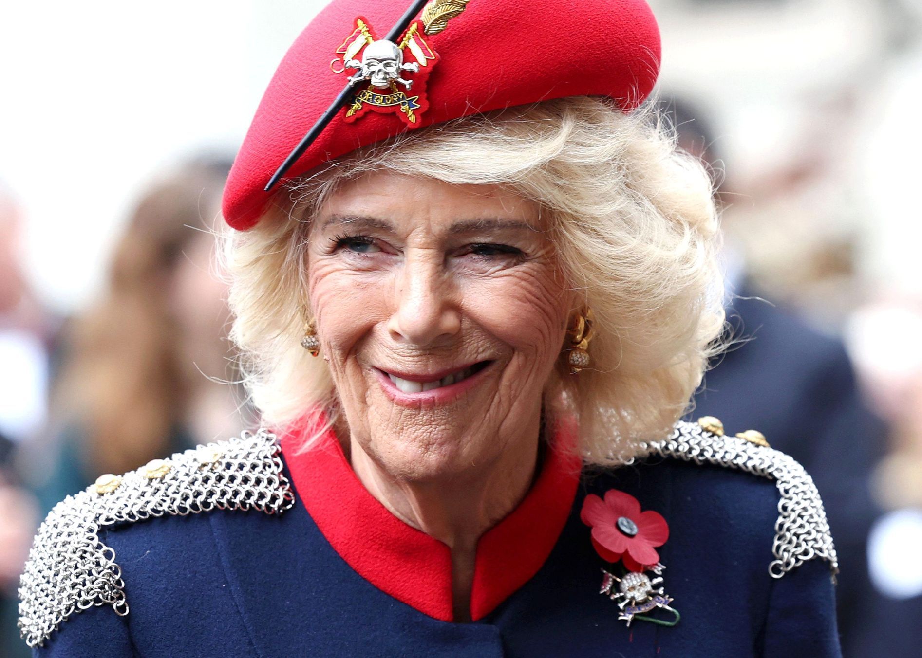 Velká Británie, den vzpomínek, váleční veteráni, Kate, Camilla, královská rodina