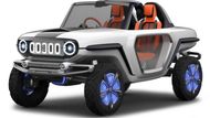 Suzuki e-survivor Concept - To Suzuki by zase rádo nahradilo svůj letitý model Jimny něčím modernějším. Tohle je podle jeho designéru malé off-road vozítko blízké budoucnosti.