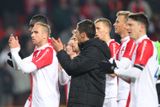 Červenobílí porazili Zbrojovku v nejvyšší soutěži poprvé po pěti zápasech...