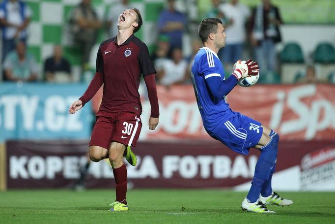 Liga, Bohemians-Sparta: Tomáš Fryšták - Lukáš Vácha