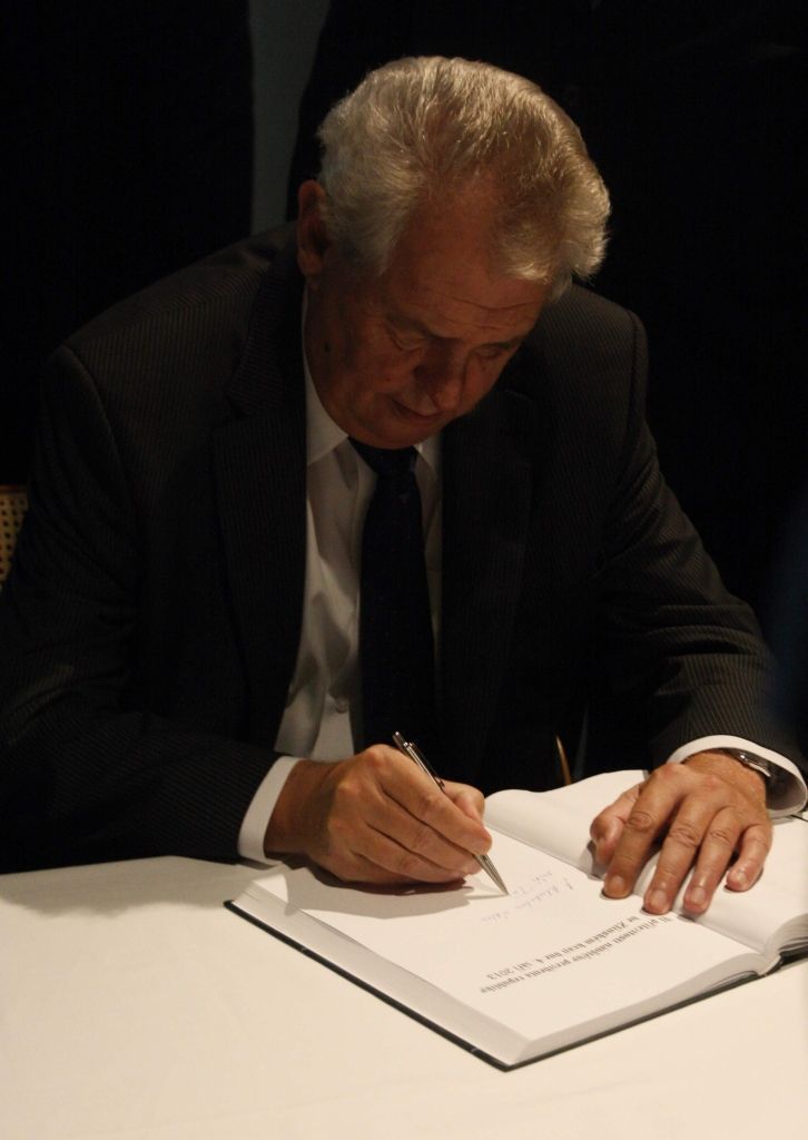 Miloš Zeman na návštěvě ve Zlínském kraji
