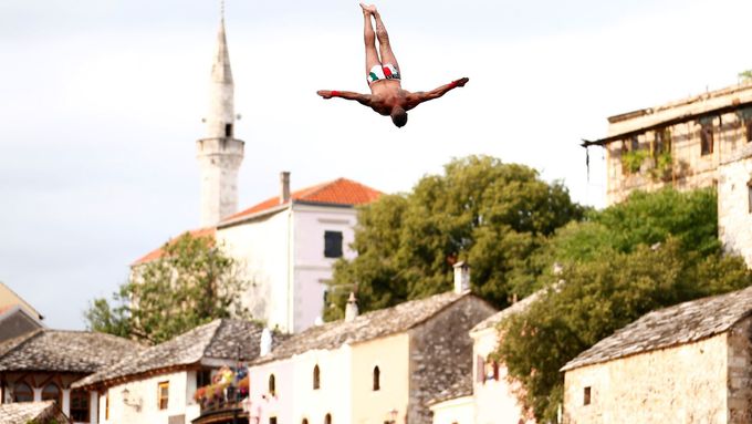 Závod Red Bull Cliff Diving World Series v Mostaru