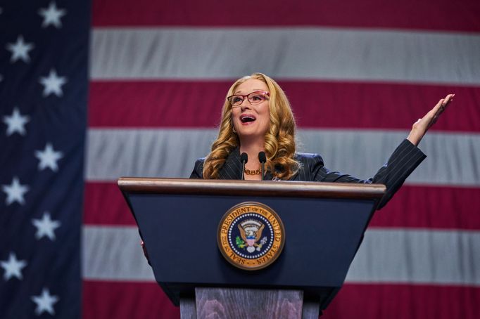 Meryl Streepová jako americká prezidentka.
