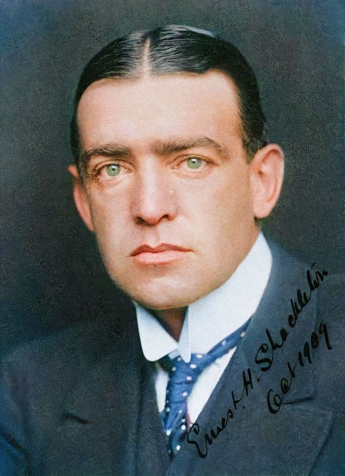 Ernest Shackleton před rokem 1909.