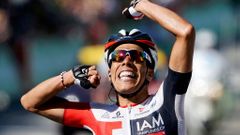 Vítěz 16. etapy Tour de France Kolumbijec Jarlinson Pantano