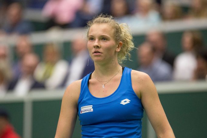 Halepová vs. Siniaková, Fed Cup, Česko - Rumunsko