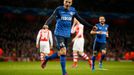 Football: Dimitar Berbatov celebrates after scoring the second goal for Monaco