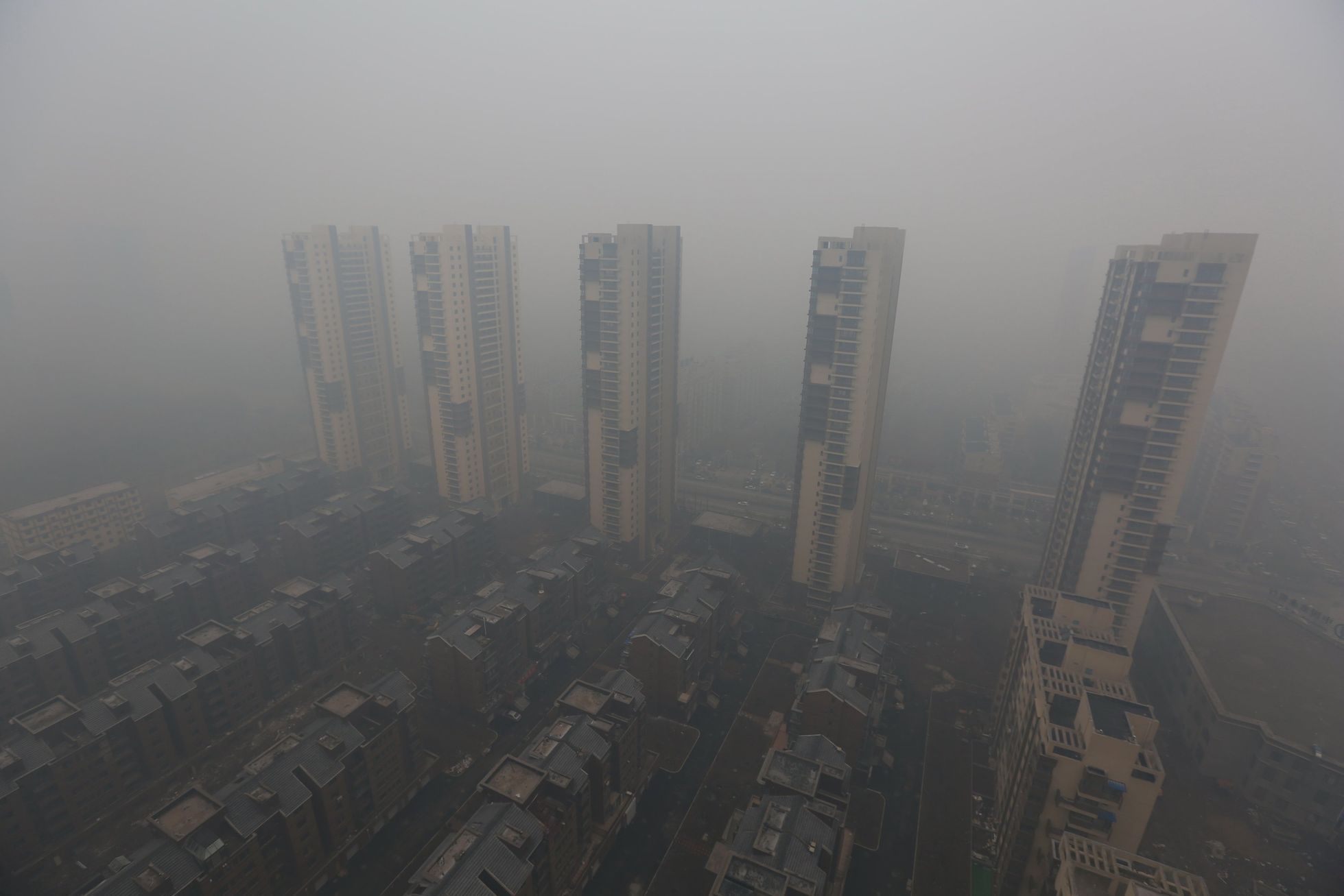 Smog v čínském Šen-jangu