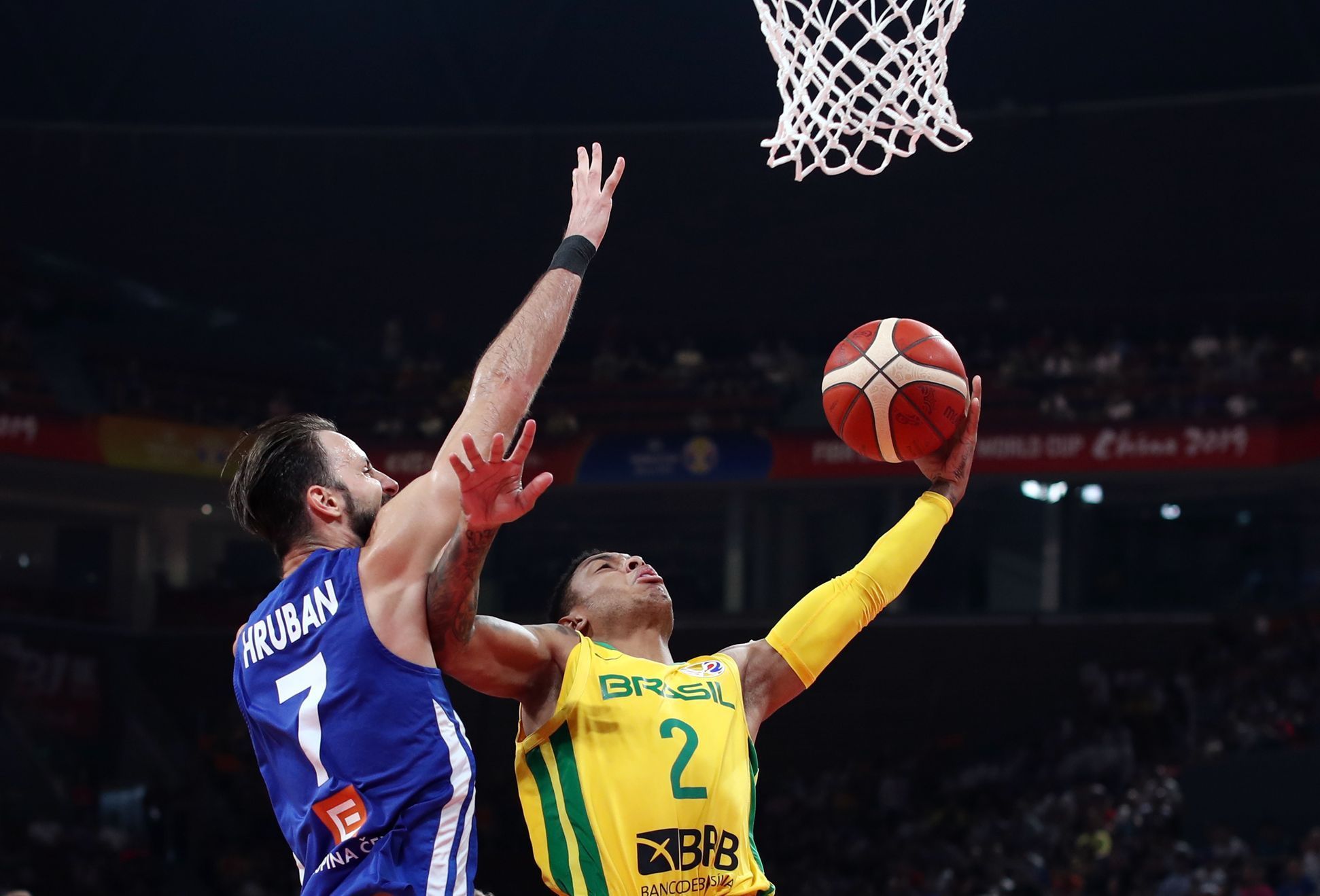 basketbal, MS 2019, Česko - Brazílie, Vojtěch Hruban