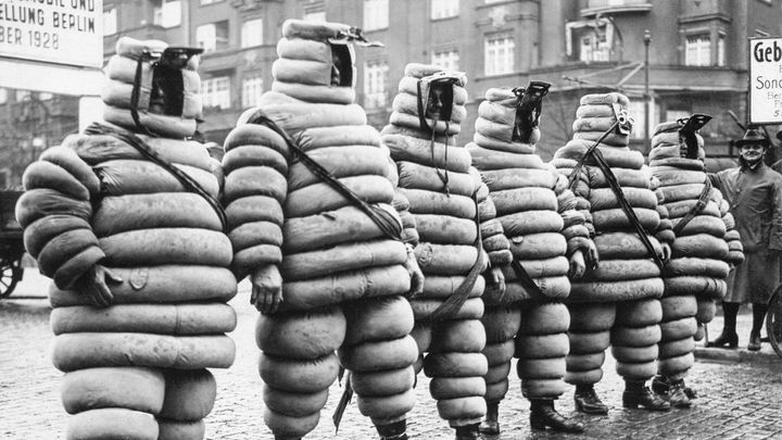 Kde se vzal slavný maskot nebo průvodce restauracemi? Zakladatel Michelinu má 170 let; Zdroj foto: Getty Images