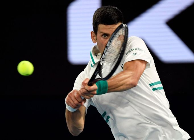 Novak Djokovič ve finále Australian Open 2021