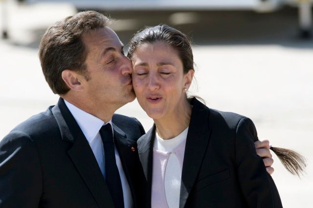 Betancourtová a Sarkozy
