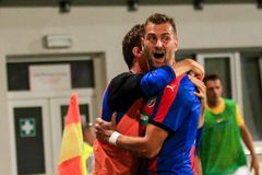 Žolík Pilař vystřelil Plzni třetí výhru, Slovácko nasázelo Baníku pět gólů