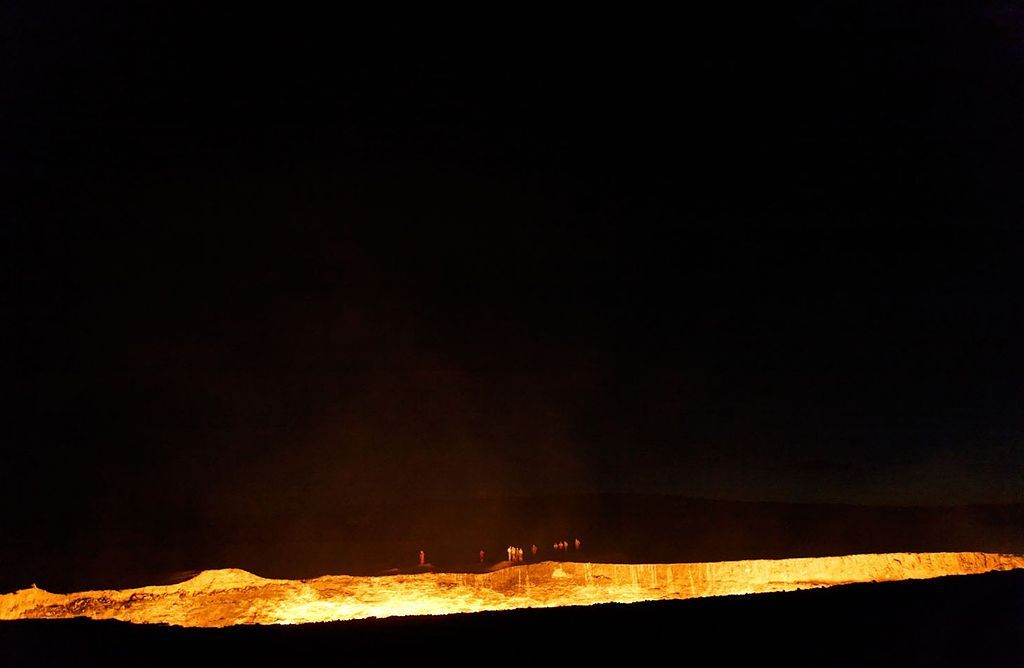 Fotogalerie: Brána do pekel v turkmenském podání