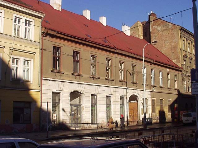 Ohrožený dům v pražském Karlíně