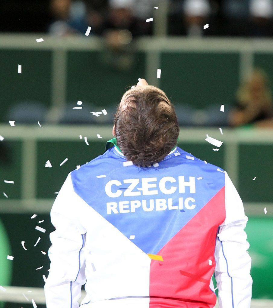 Čeští tenisté vyhráli Davis Cup 2012 (Radek Štěpánek)