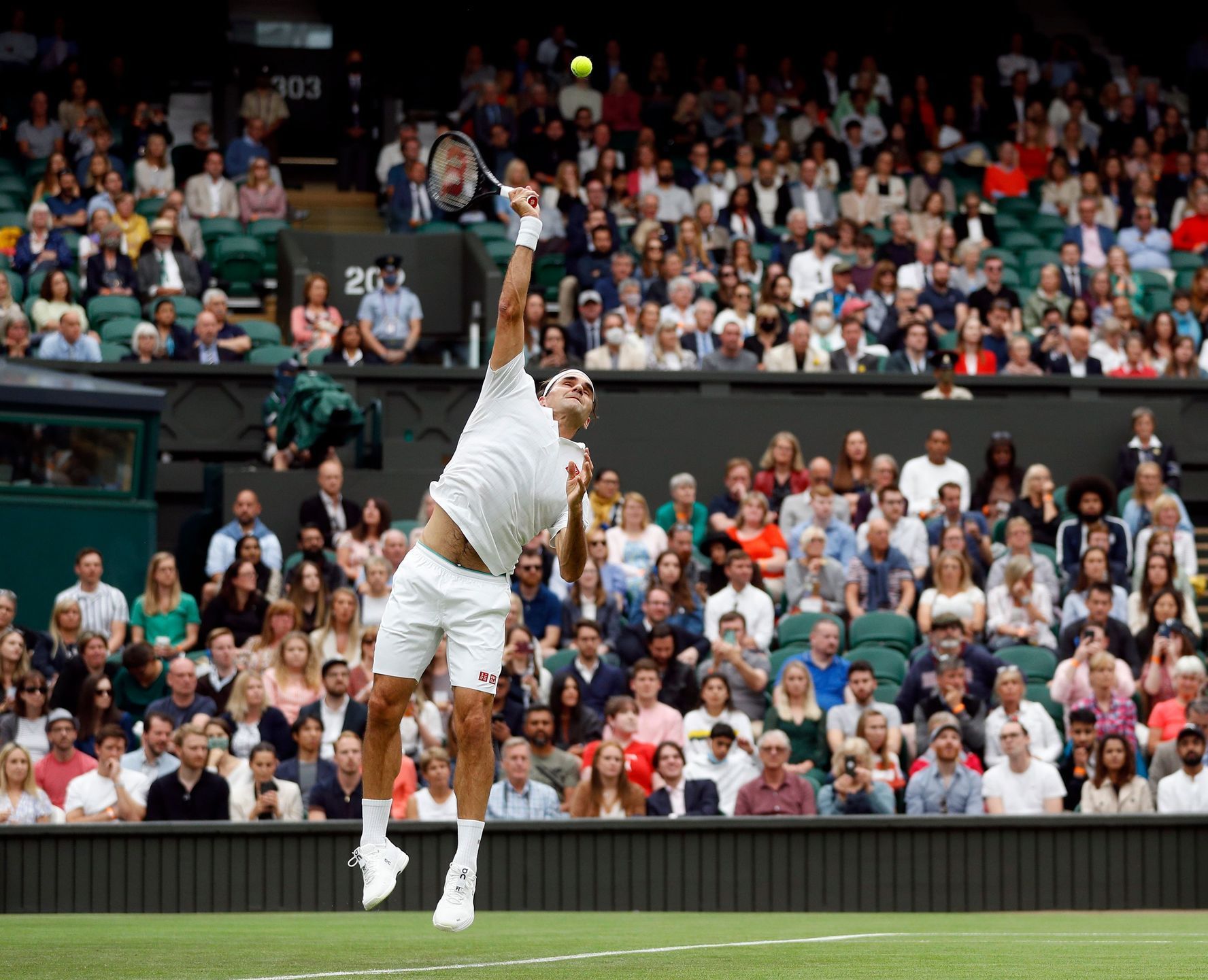 Adrian Mannarino - Roger Federer, Wimbledon 2021