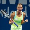 Karolína Plíšková na turnaji v Brisbane