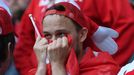 Zdrcení Zdrcení dánští fanoušci sledují boj o život Christiana Eriksena v zápase Dánsko - Finsksledují boj o život Christiana Eriksena v zápase Dánsko - Finsko na ME 2020