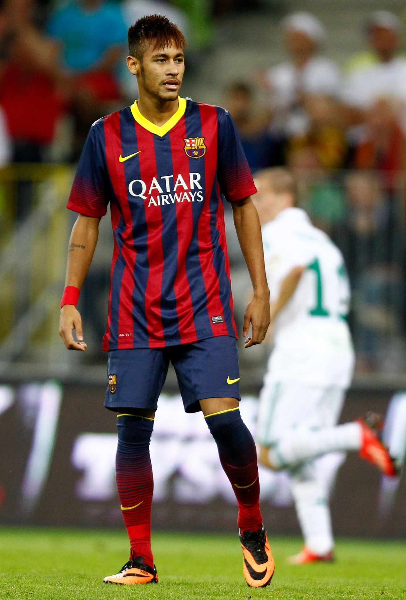 Neymar ve svém prvním zápase za Barcelonu (2013)