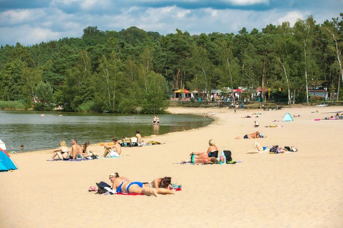 Máchovo jezero a jeho okolí.