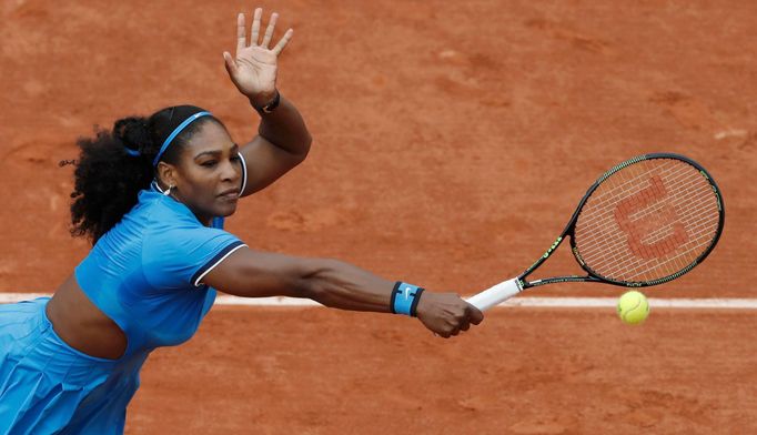 Serena Williamsová v 2. kole French Open.