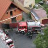 V Plané na Tachovsku shořela brzy ráno fara