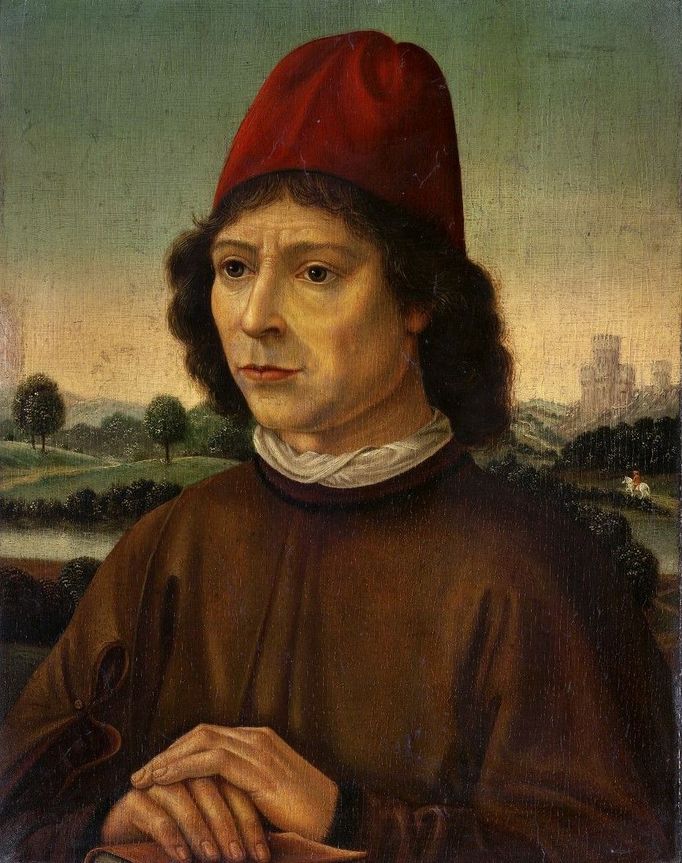 Hans Memling – falzum z 20. století, Podobizna muže.