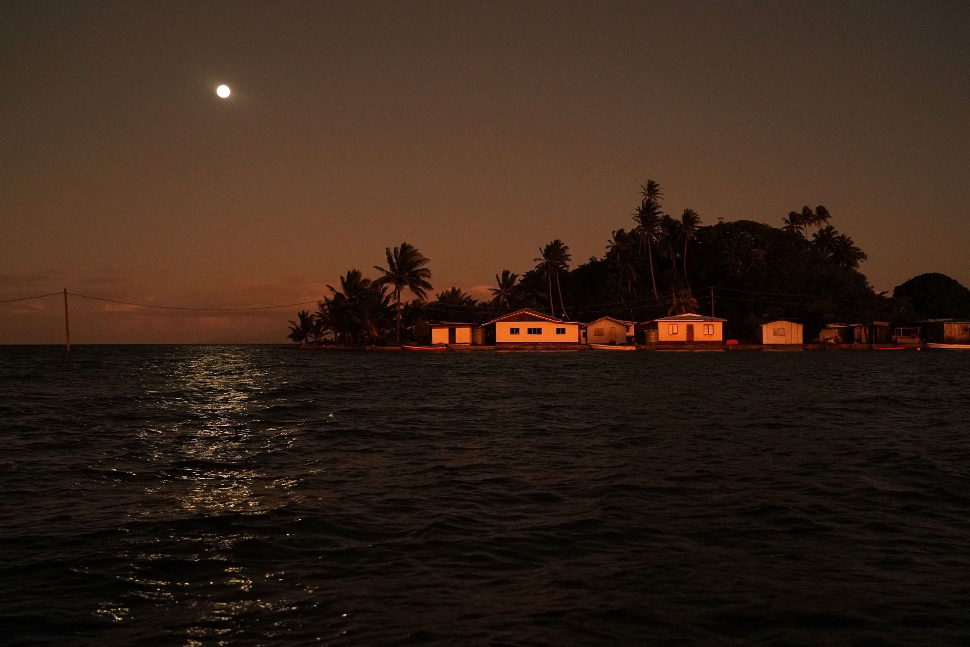 Fiji ostrov stoupající uprchlíci tichý ocean