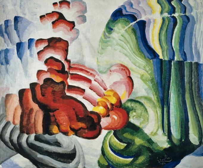 Kompliment. 1912, olej, plátno, 89 x 108 cm