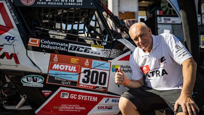 Josef Macháček na Rallye Dakar 2022.