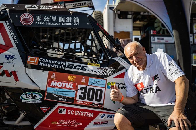 Josef Macháček na Rallye Dakar 2022.