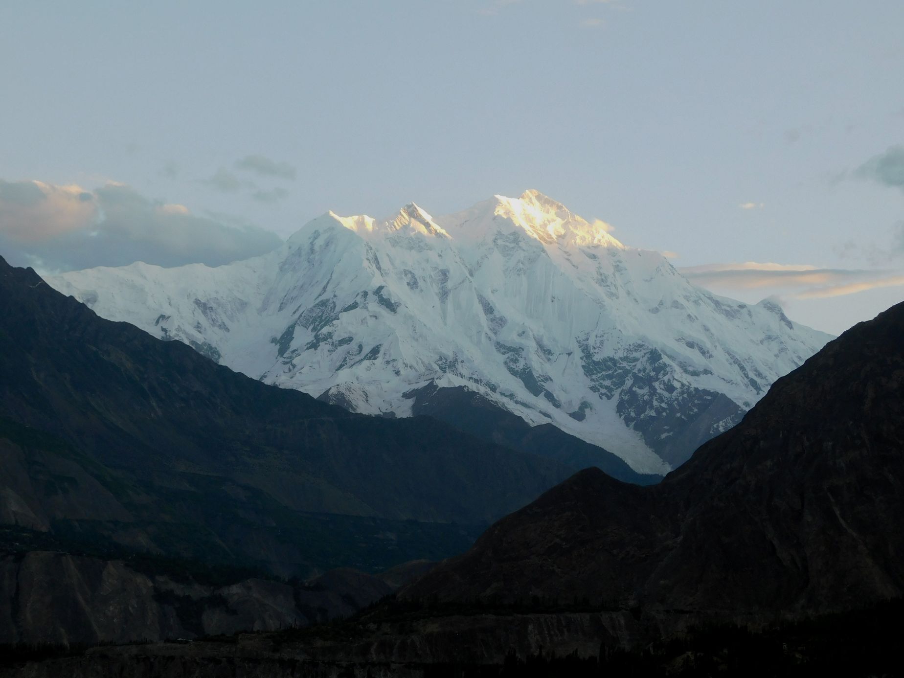 Hora Rakapoši (7 788 metrů) v Pákistánu