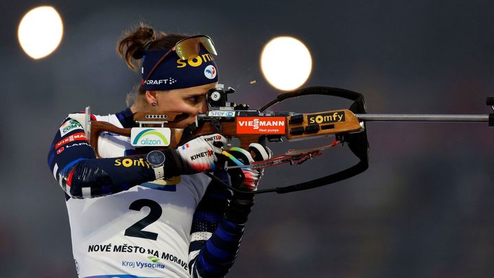Sprint biatlonistek na světovém šampionátu totálně opanovaly Francouzky; Zdroj foto: Reuters