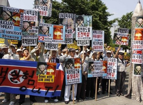 Jižní Korea: protesty proti severokorejskému jadernému testu