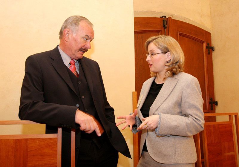 Přemysl Sobotka a Monika MacDonagh-Pajerová