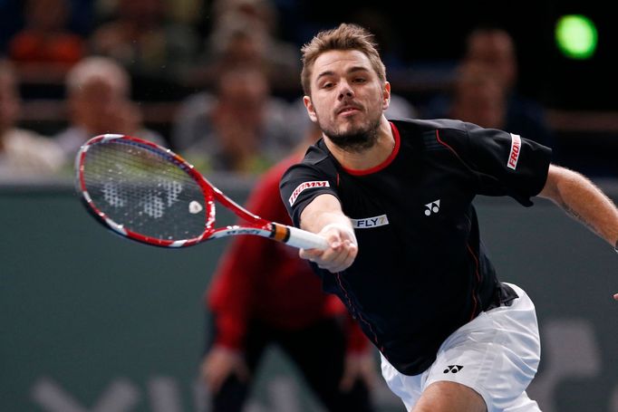 Stanislas Wawrinka na Masters v Paříži