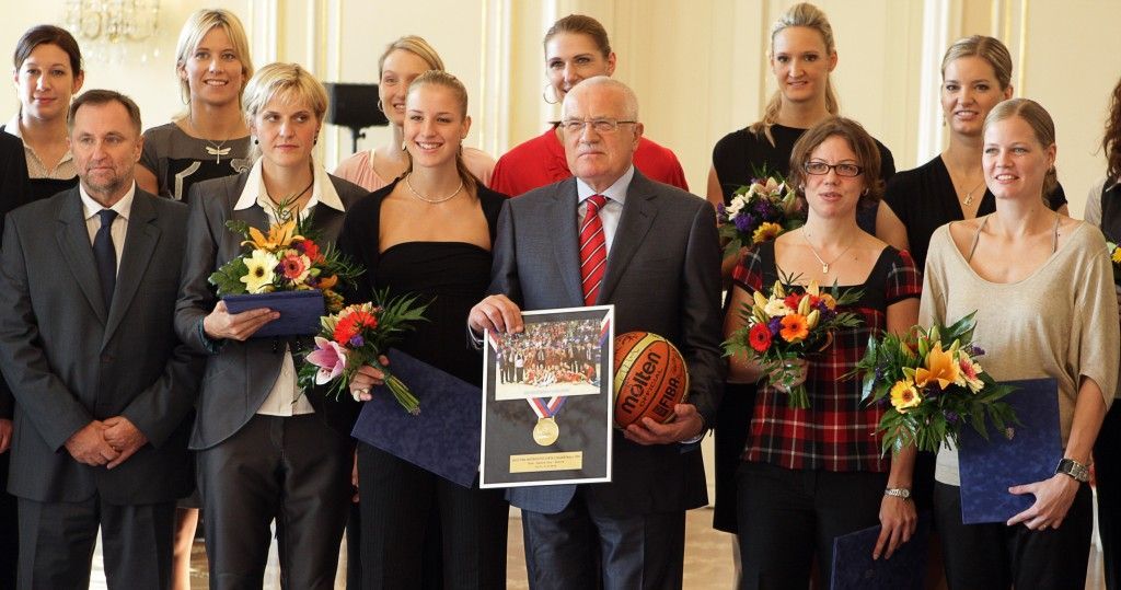 Basketbalistky u Václava Klause