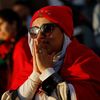 Smutná marocká fanynka v Casablance po zápase o 3. místo na MS 2022 Chorvatsko - Maroko