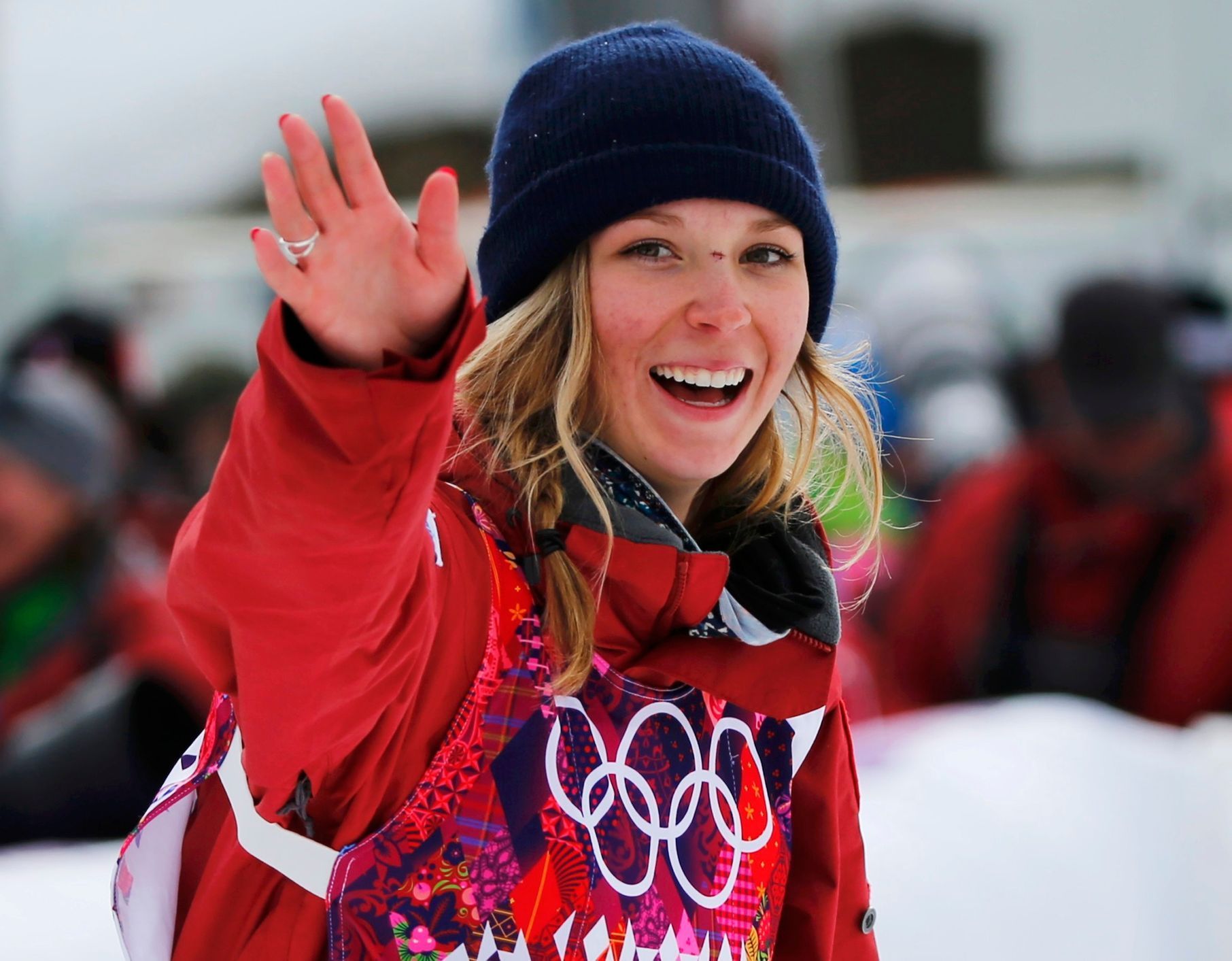 Dara Howellová slaví vítězství ve slopestylu