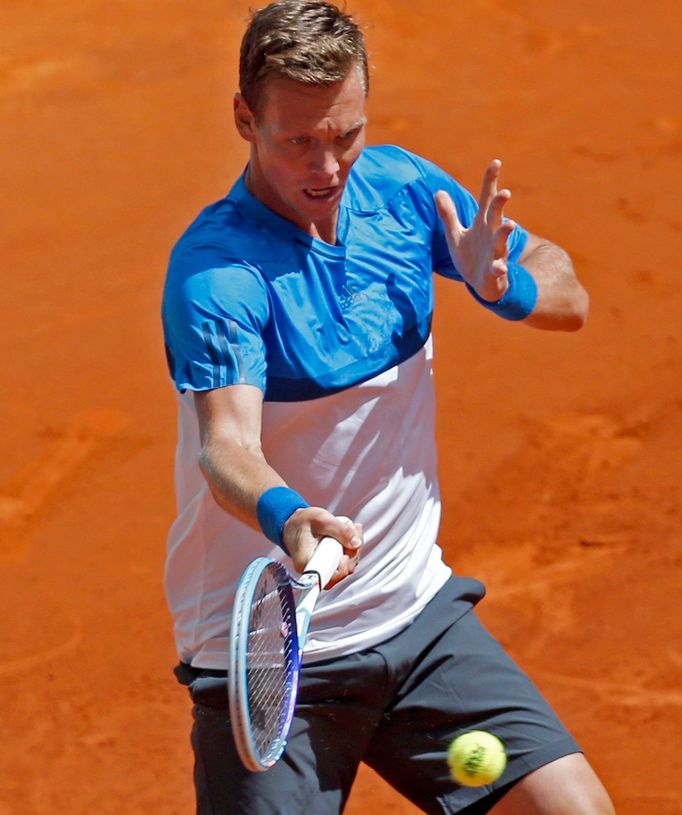 Tomáš Berdych na masters v Madridu 2016