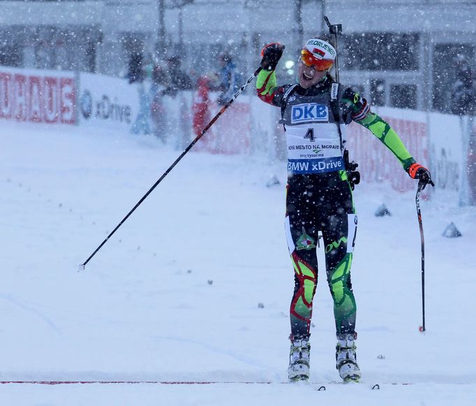 Biatlon, SP NMNM, stíhačka Ž: vítězná Darja Domračevová