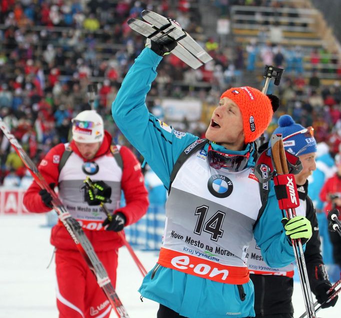 MS v biatlonu 2013, muži na 15 km: Ondřej Moravec